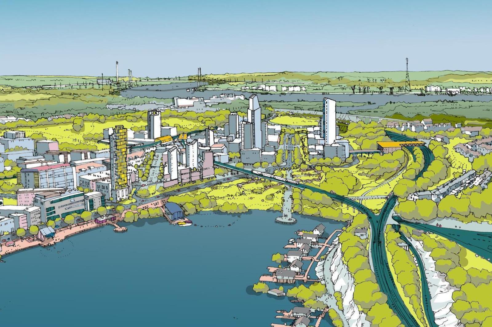 Commuter town between London and Paris being reborn as garden city