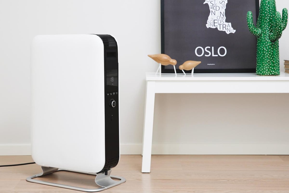 Keeping warm: five of the best stylish portable heaters to deal with Storm Emma | Homes and Property
