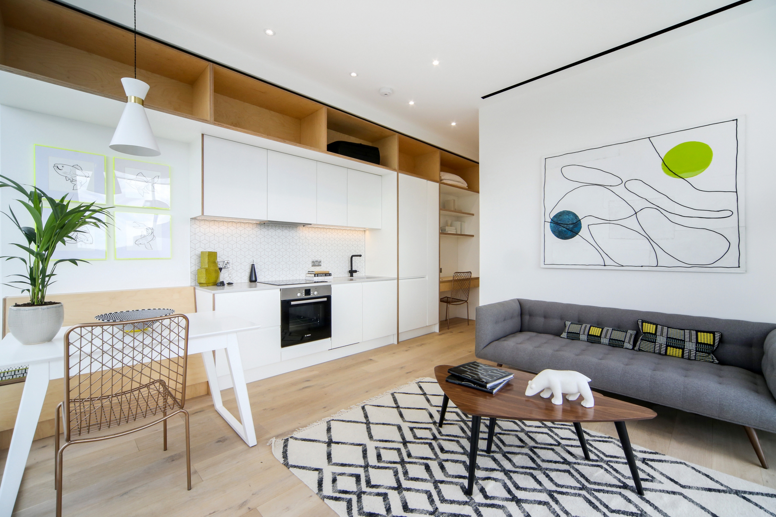 Office-building conversion brings homes with park views to west London