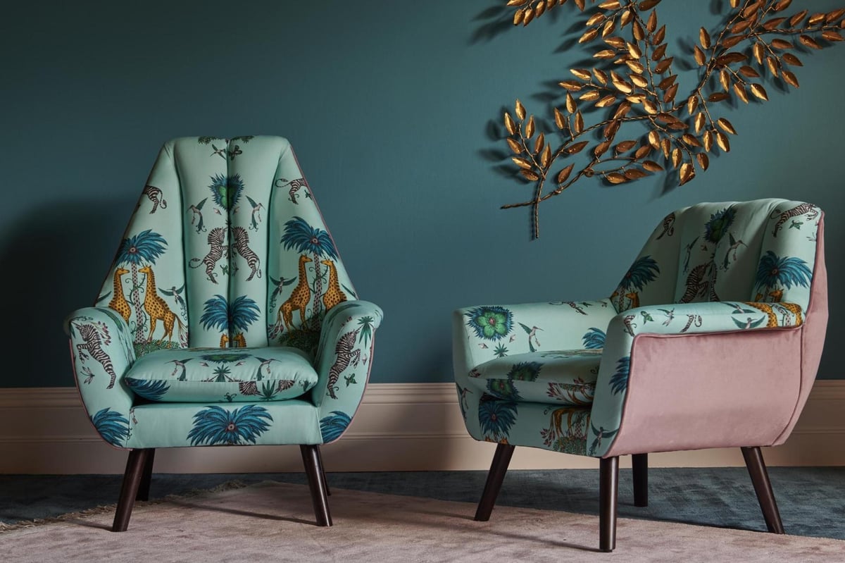 Five interiors trends for 2020: jungle prints, natural materials and rich blues top the homeware looks for the new year | Homes and Property