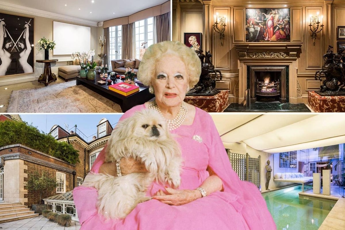 Dame Barbara Cartland's former mansion: Queen of Romance's Mayfair townhouse goes on sale on Valentine's Day | Homes and Property
