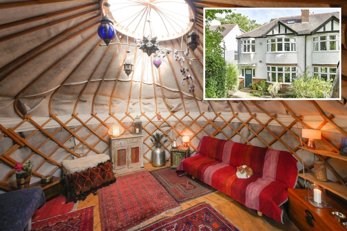 London house for sale with yurt: the Highgate property also has a garden office for home workers | Homes and Property