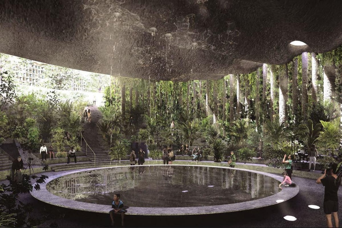 Grosvenor Square revamp: London's most dramatic water feature proposed for Mayfair garden square | Homes and Property