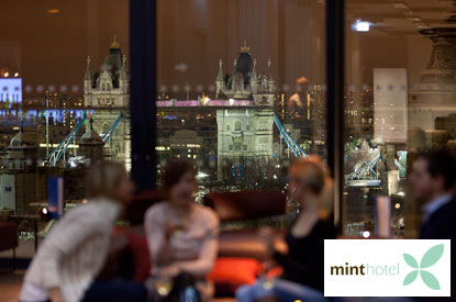 Mint Hotel Tower of London - lunch offer: 2 courses, including a glass