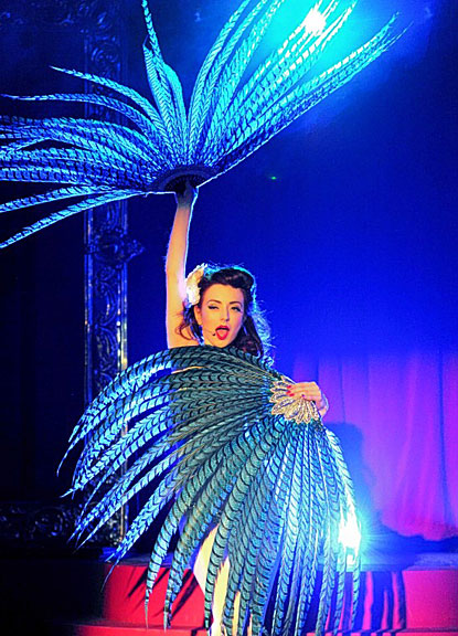 Bump-and-grind girls strip down burlesque in The Hurly Burly Show | London Evening Standard