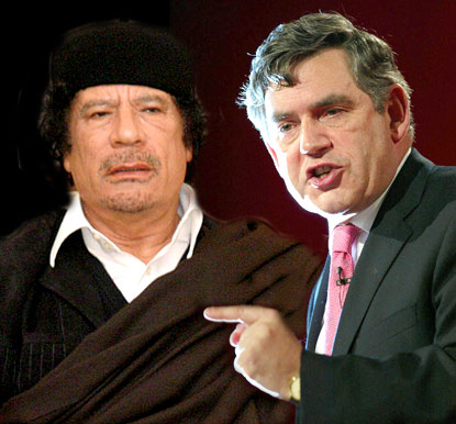 Brown vents fury at Gaddafi over bomber's welcome