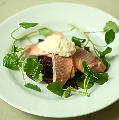 Small adventures in cooking - Smoked trout and pickled beetroot salad | London Evening Standard