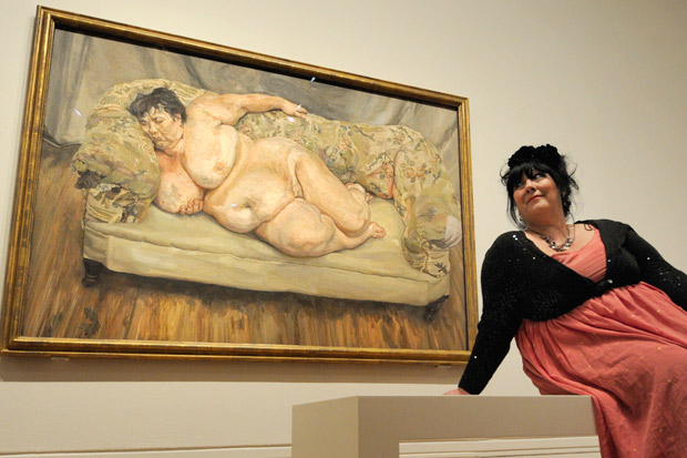 The voice of the nude Lucian Freud painting