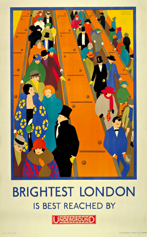 Celebrating graphic art on London Underground