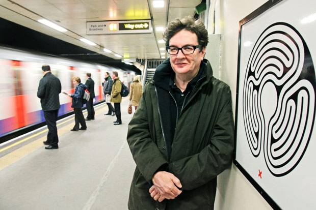 Artist Mark Wallinger creates Labyrinth for the Underground