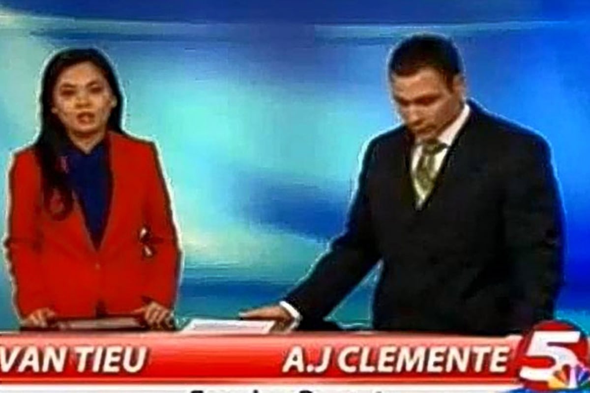 Newscaster turns air blue on TV debut | London Evening Standard