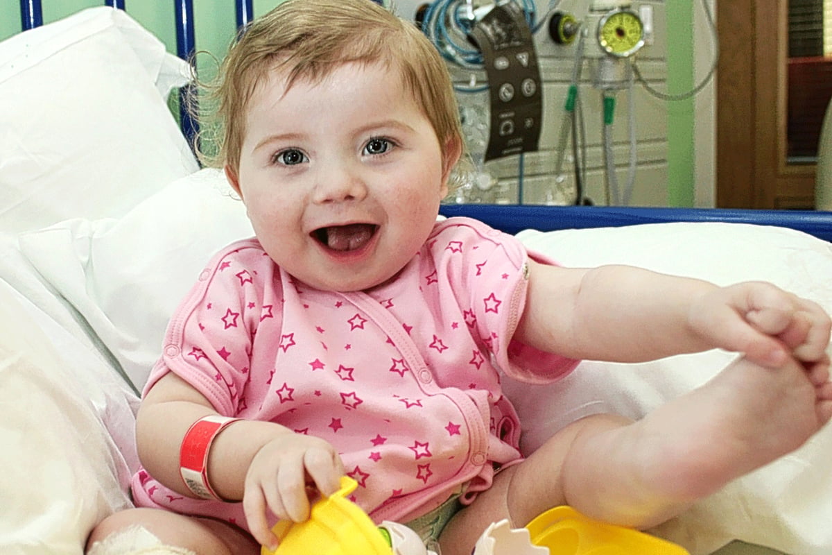 Baby girl saved by ‘incredible gift’ of new heart | London Evening Standard