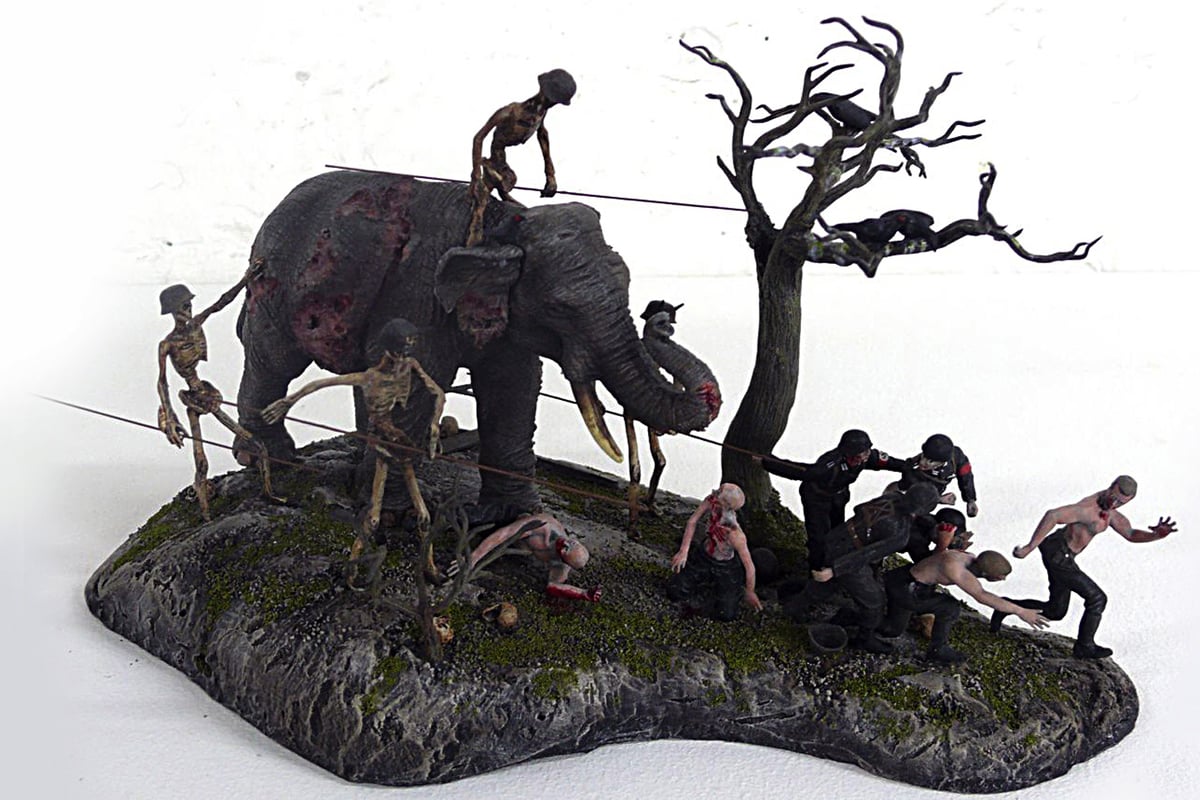 Bid for a Chapman brothers sculpture to help save the elephants | London Evening Standard