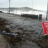 Storm menace to seafront landmark
