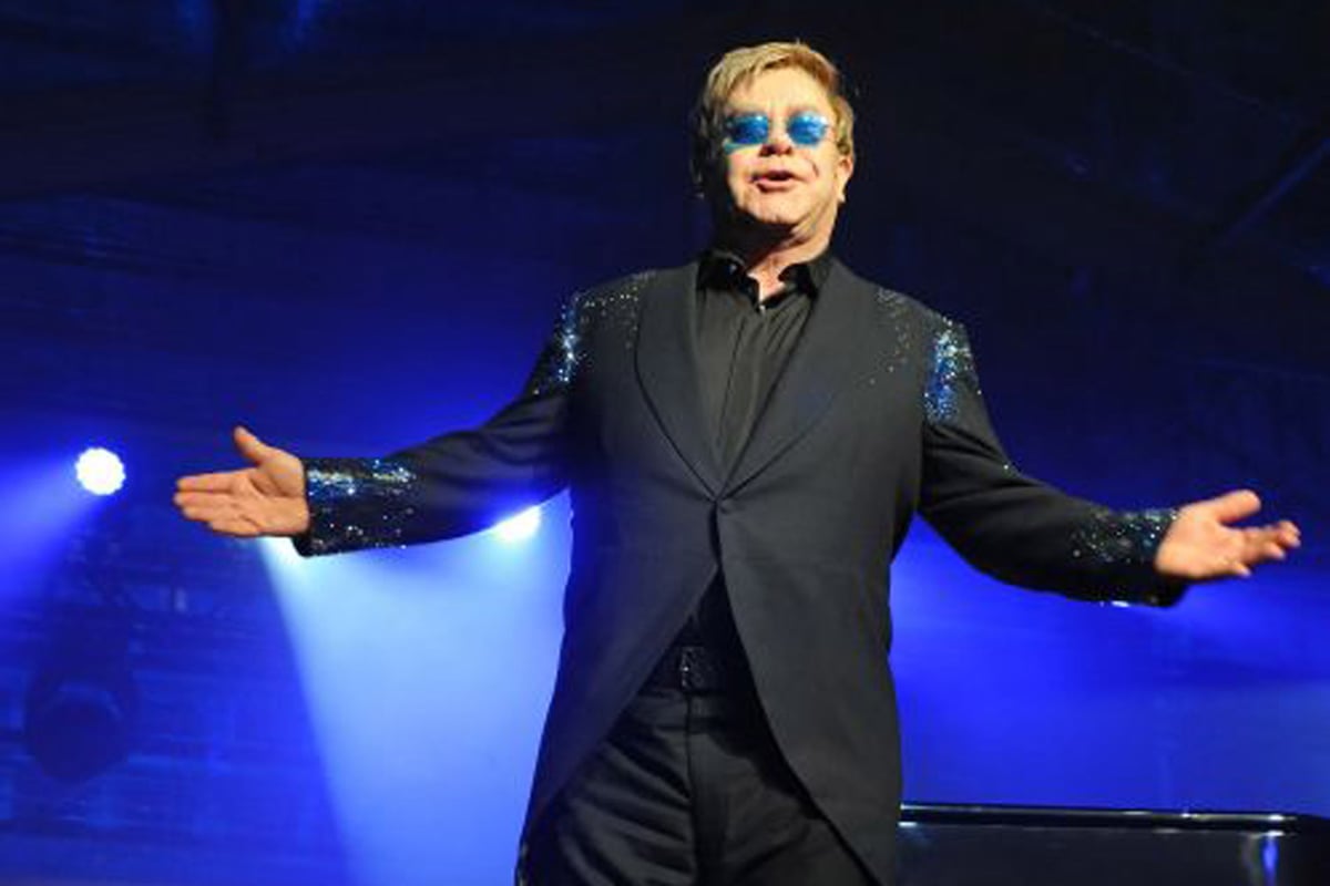 Sir Elton John stuns celebrity-packed crowd at exclusive Battersea Power Station show | London Evening Standard