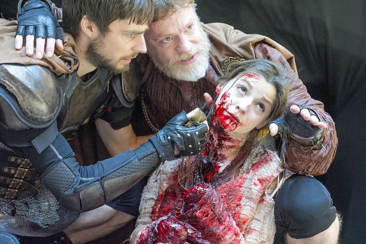 Shakespeare's Titus Andronicus proves too much for Globe crowd as audience members faint during 'grotesquely violent' scenes | London Evening Standard