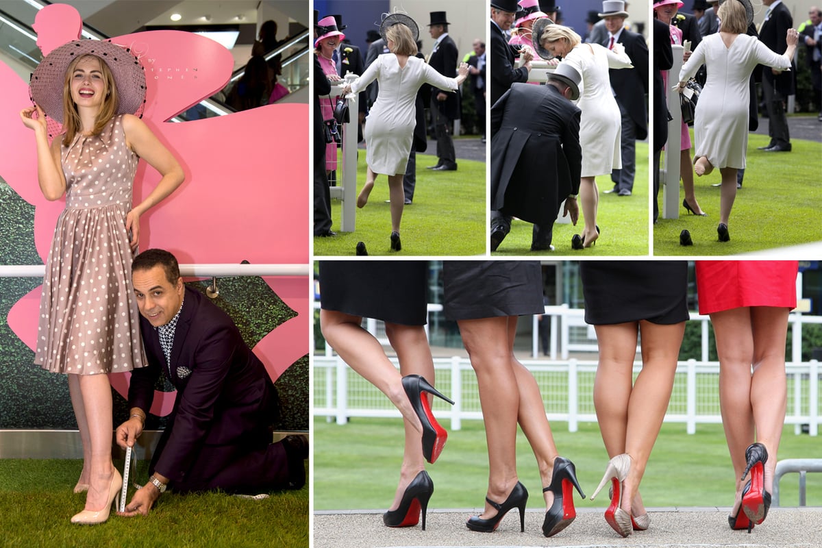 Debenhams sets up 'mini grass paddock' at Oxford Street store so racegoers can test out high heels | London Evening Standard