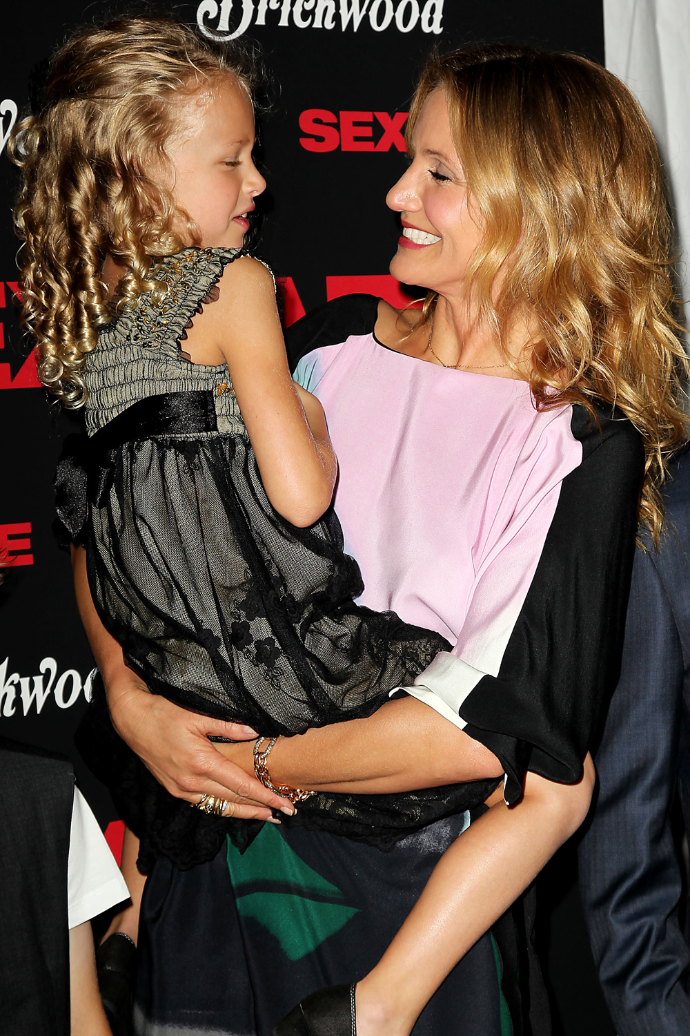 Diazzled: actress Cameron Diaz beams at young co-star Giselle Eisenberg | London Evening Standard