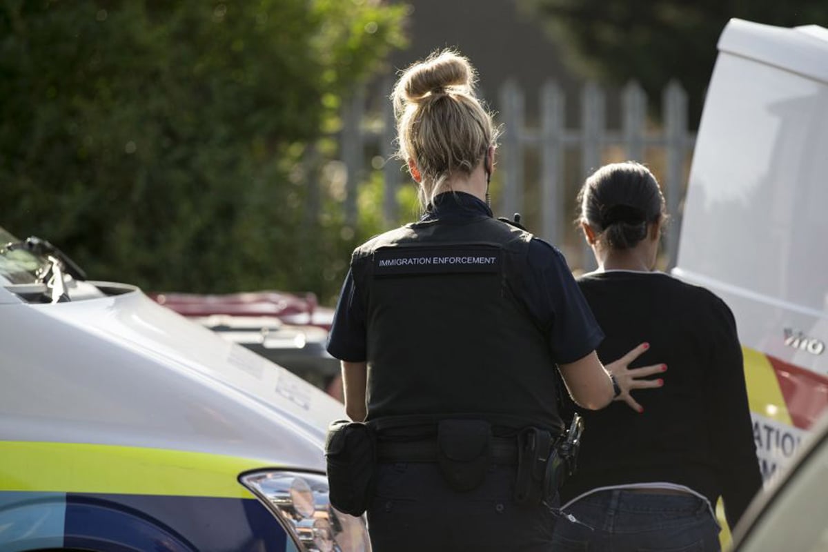 Hundreds arrested in illegal working crackdown in London targeting car washes, nail bars and supermarkets