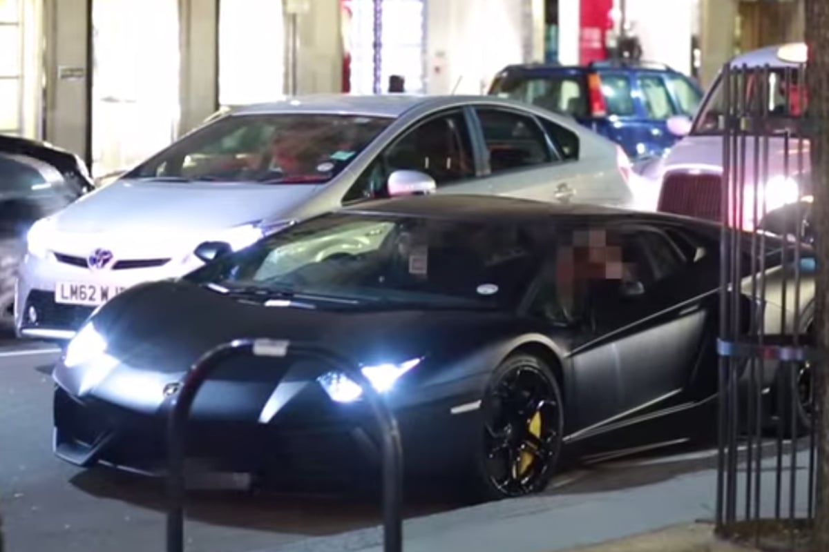 Angry resident hurls apple at Lamborghini driver playing loud music | London Evening Standard