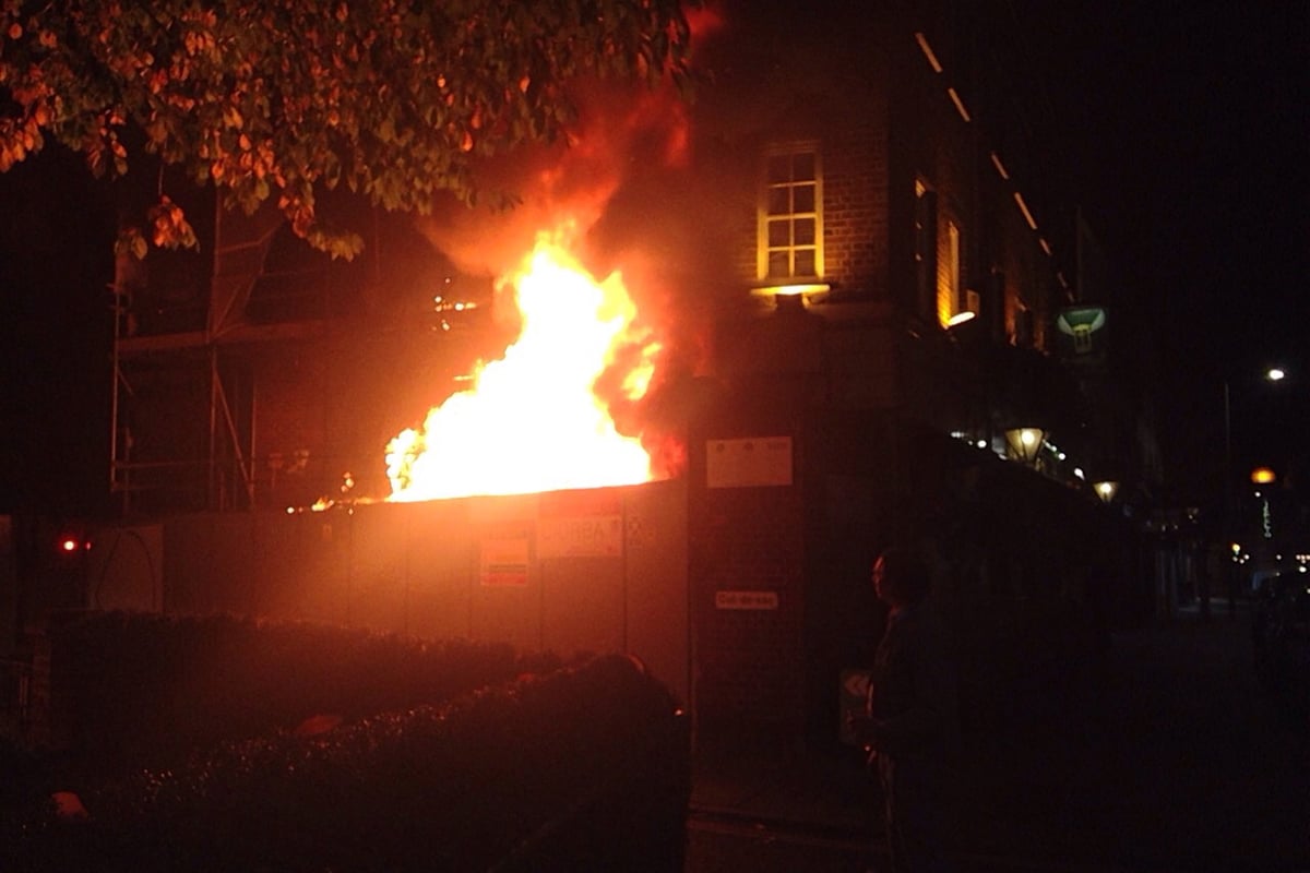 Firework 'fired by teenagers' narrowly misses bystander and sparks blaze at £3m house | London Evening Standard