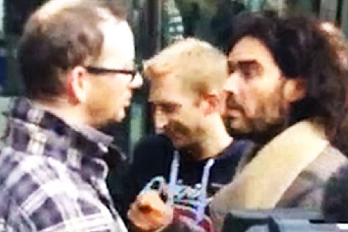 'Manipulative media bull***t': Russell Brand is slammed by London bank worker left in cold by comic’s stunt | London Evening Standard