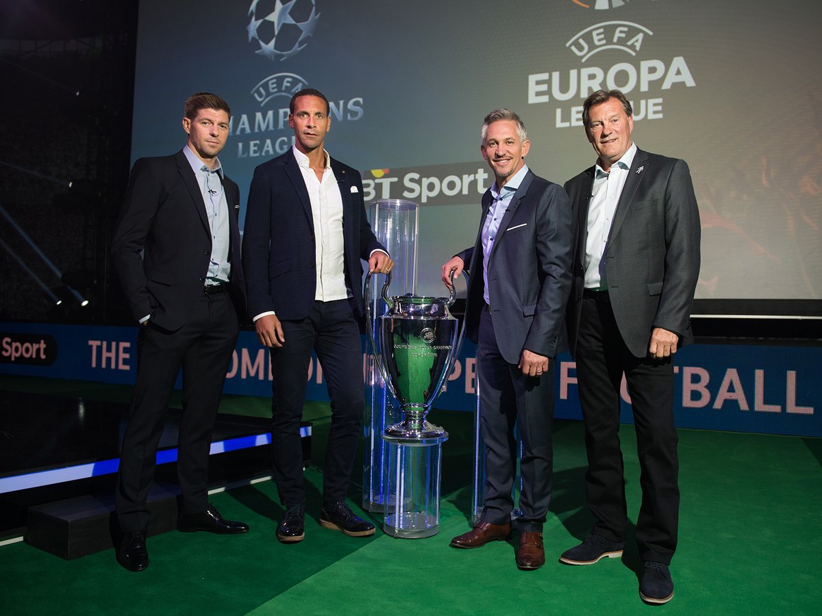 BT Sport to offer ALL Champions League and Europa League games FREE ... but not if you access their channels through Sky | London Evening Standard