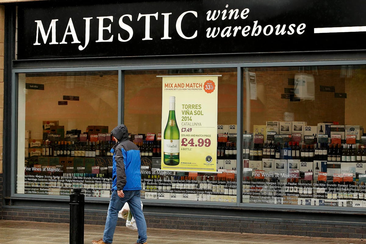 Majestic Wine share price falls as stores could be sold to focus on Naked Wines online arm | London Evening Standard