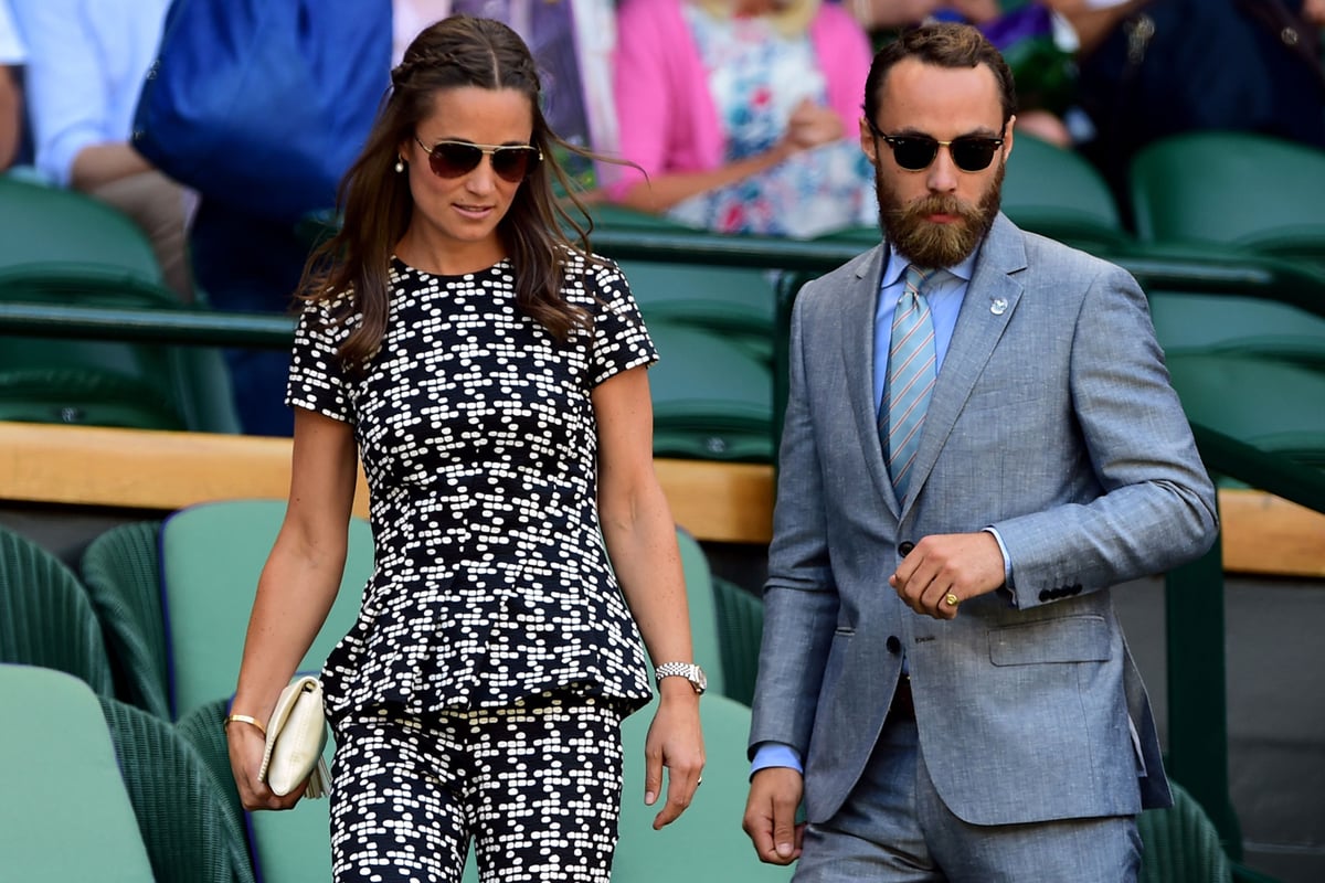 Pippa Middleton shares Royal Box with David Beckham as she enjoys another day at Wimbledon with brother James | London Evening Standard