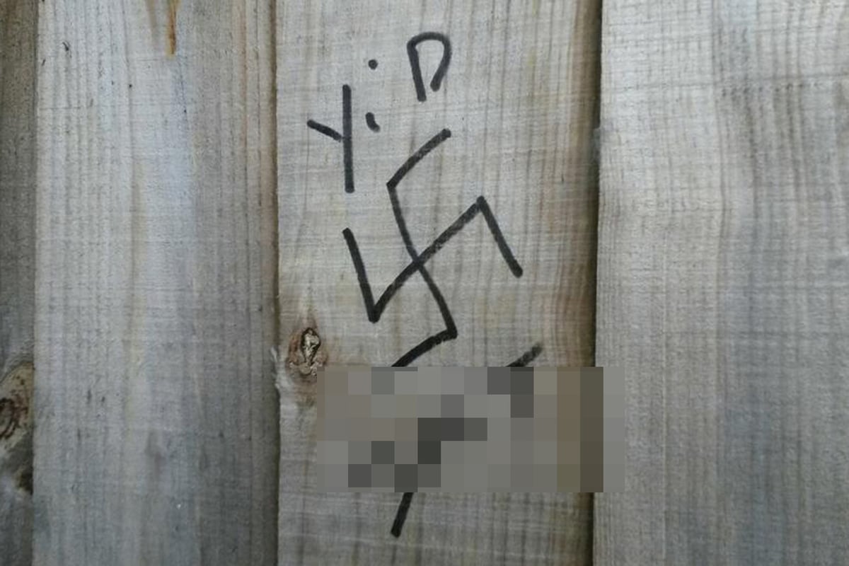 Neo-Nazis daub swastika and words 'Yid s**t' on Jewish school in north London | London Evening Standard