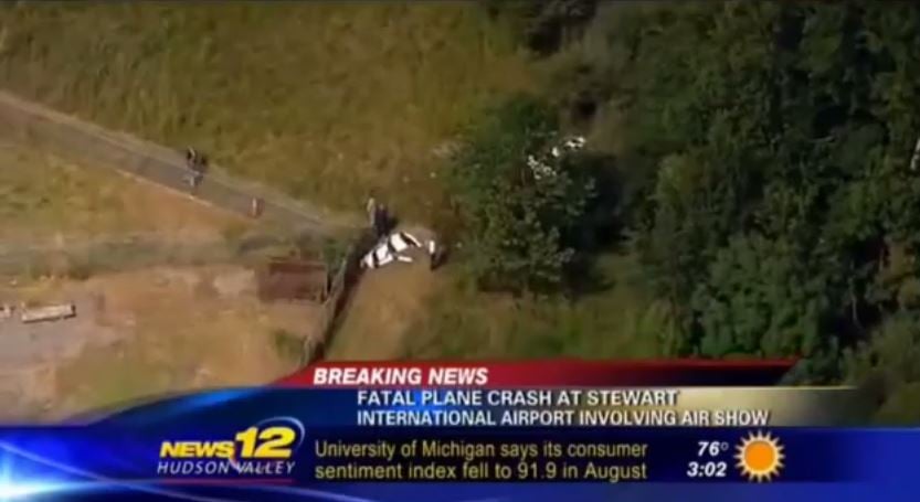 Pilot dies in plane crash while training for the New York Airshow | London Evening Standard