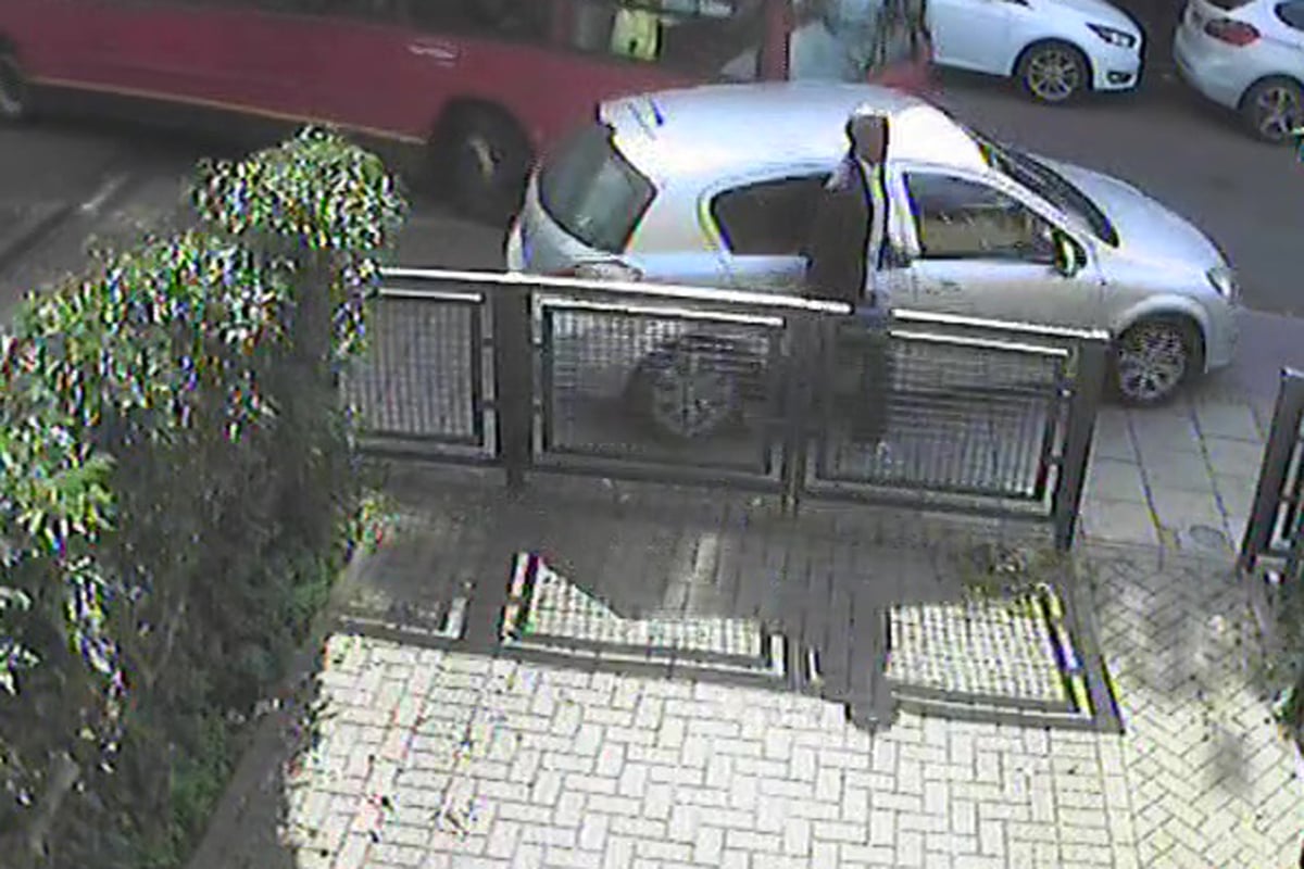 Shocking CCTV of moment man is crushed by car after bus smash... before onlookers frantically try to free him | London Evening Standard