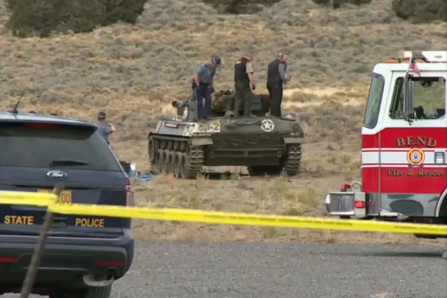 Two killed after World War II era tank explodes at shooting range