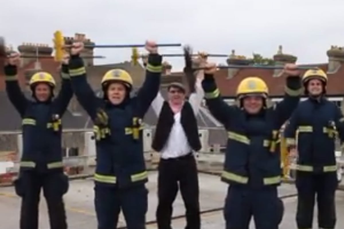 Watch firefighters perform Mary Poppins dance routine to promote chimney sweeping | London Evening Standard