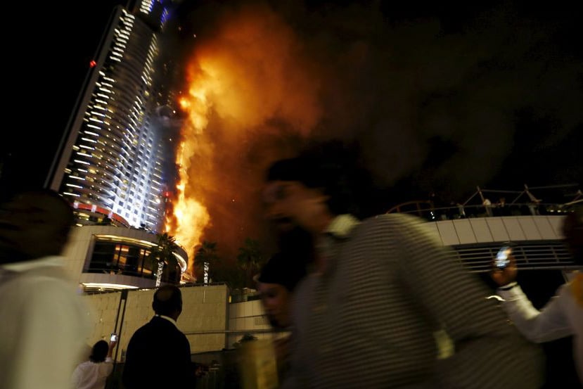 Fire breaks out at luxury Dubai hotel as city prepares to celebrate New Year's Eve | London Evening Standard