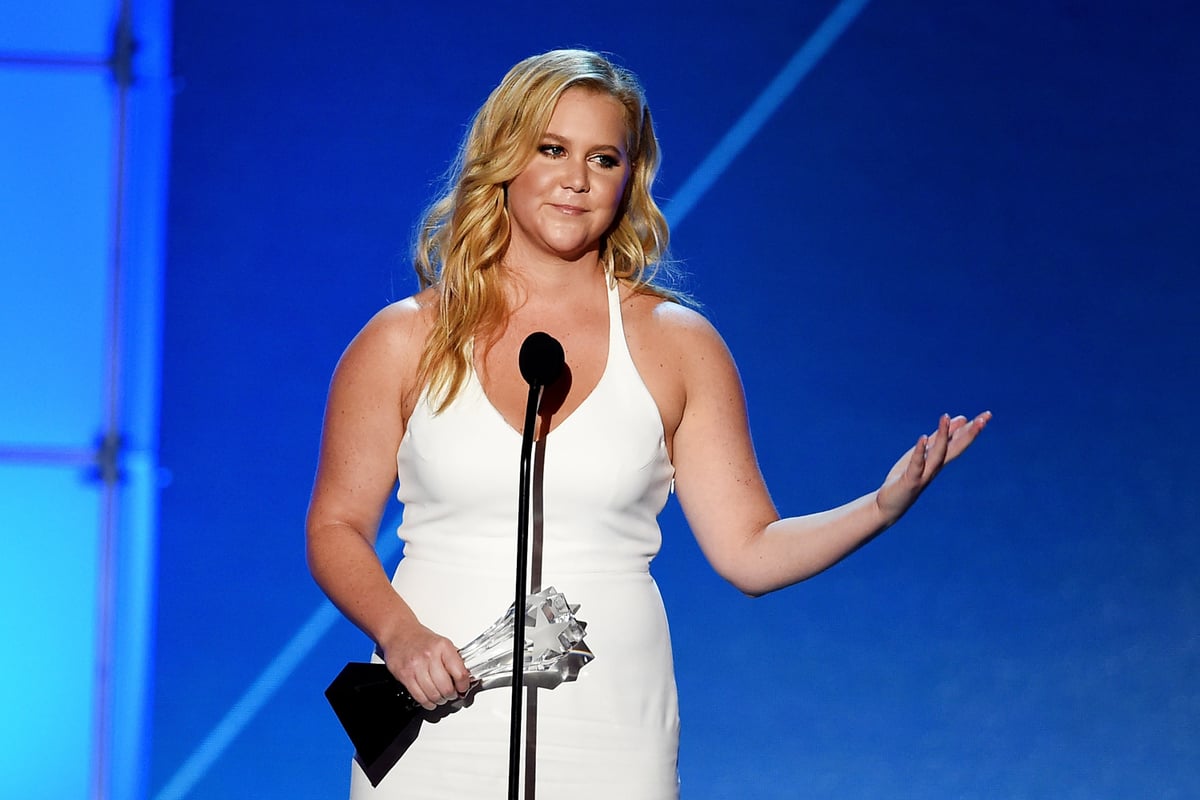 Amy Schumer jokes being 'plus-plus size' means she has to write her own films as she accepts Critics' Choice Award | London Evening Standard