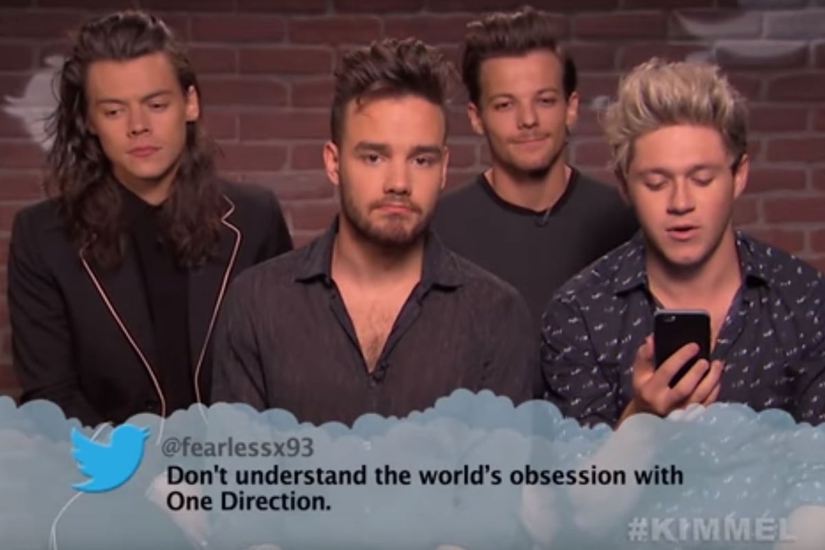 Celebrities Read Mean Tweets: One Direction and Ed Sheeran read insults from the public on Jimmy Kimmel | London Evening Standard