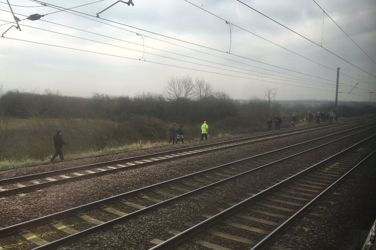 East Coast Main Line closed as trespassers wander on to tracks to see Flying Scotsman | London Evening Standard