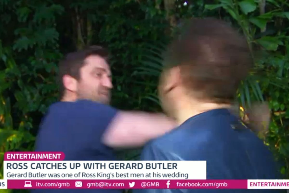 Gerard Butler ‘punches’ Ross King in Good Morning Britain interview over London Has Fallen | London Evening Standard