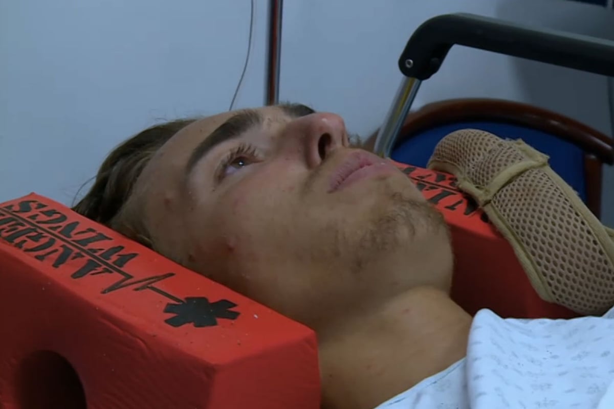 The Island with Bear Grylls: Paddy survives 20-foot cliff fall – and miraculously escapes with just a few bruises | London Evening Standard