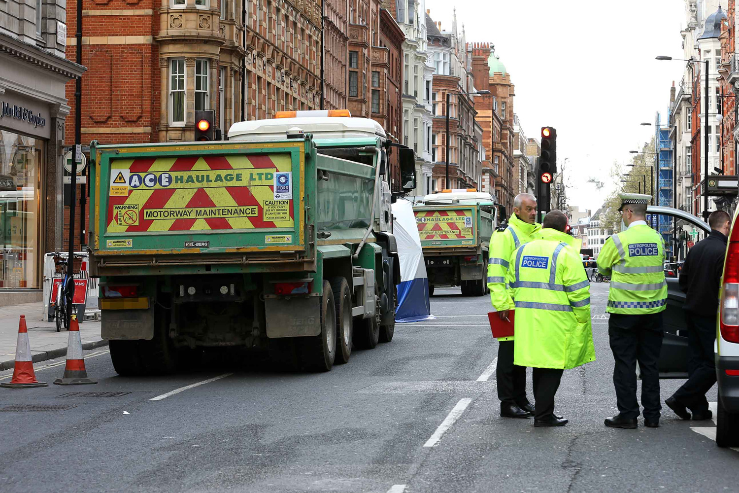 Woman, 96, killed by lorry near Wigmore Hall named by police