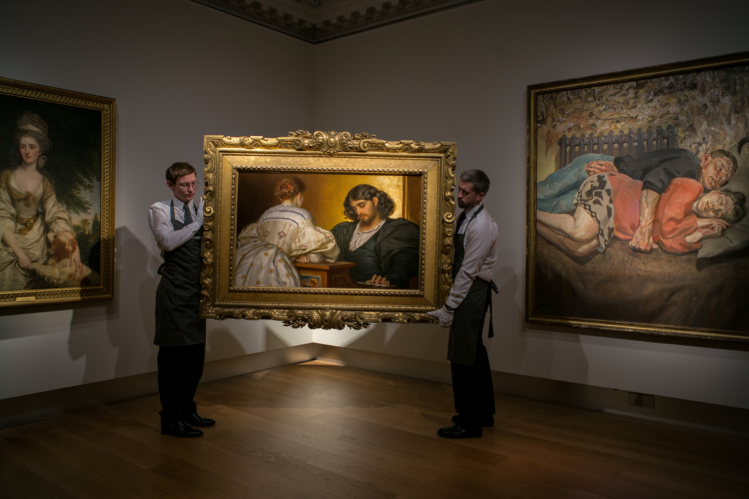 Freud portrait of his pregnant daughter joins auction of works by Brit