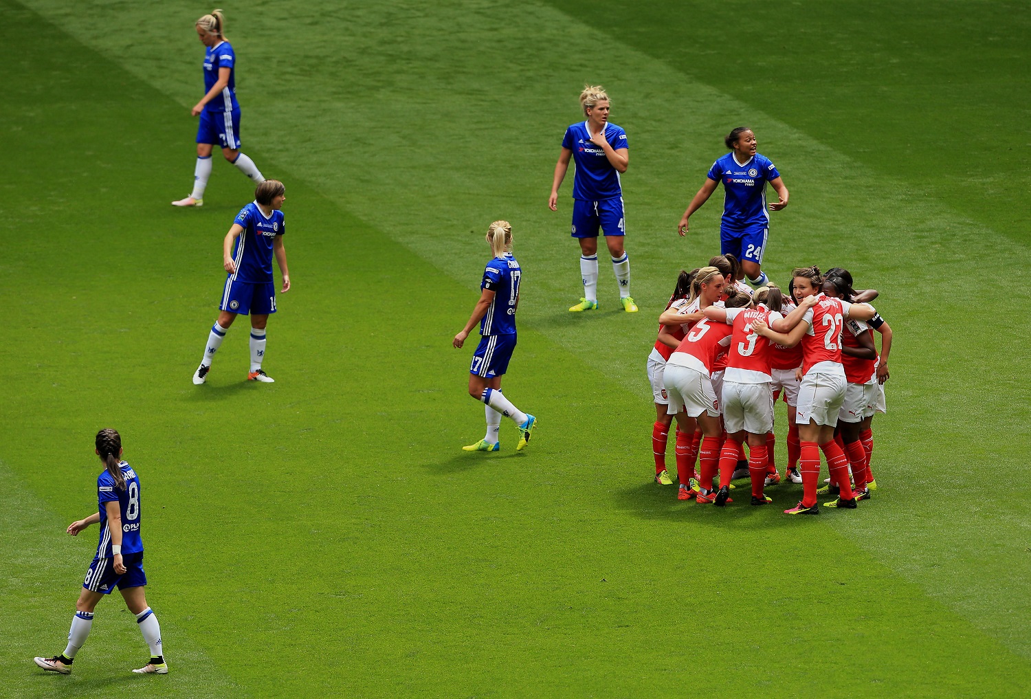 Chelsea and Arsenal battle to reach Women’s FA Cup Final