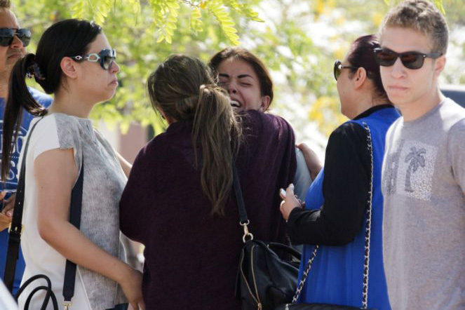 Tearful relatives of EgyptAir MS804 passengers arrive at Cairo Airport