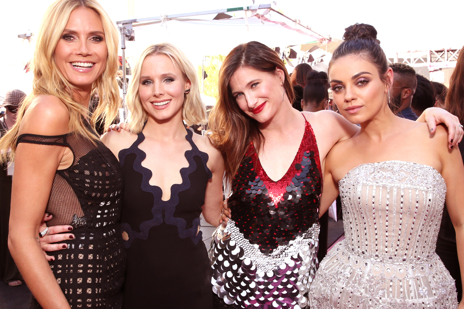 Heidi Klum and Mila Kunis lead the fashion at the Billboards