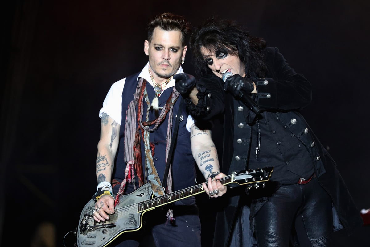 Johnny Depp performs with band Hollywood Vampires amid calls for boycott following Amber Heard abuse claims | London Evening Standard