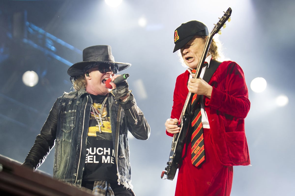 AC/DC, tour review: Axl Rose and Angus Young a match made in rock heaven | London Evening Standard