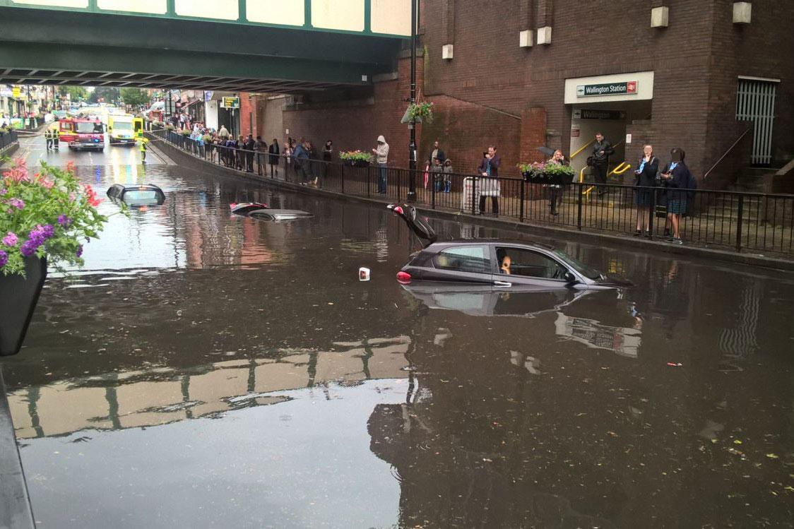 London flooding: Southern Rail commuters braced for rush hour chaos | London Evening Standard