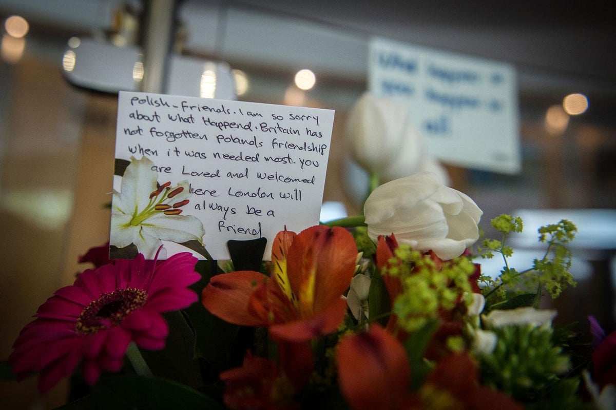 Londoners give Hammersmith Polish community centre gifts after xenophobic graffiti | London Evening Standard