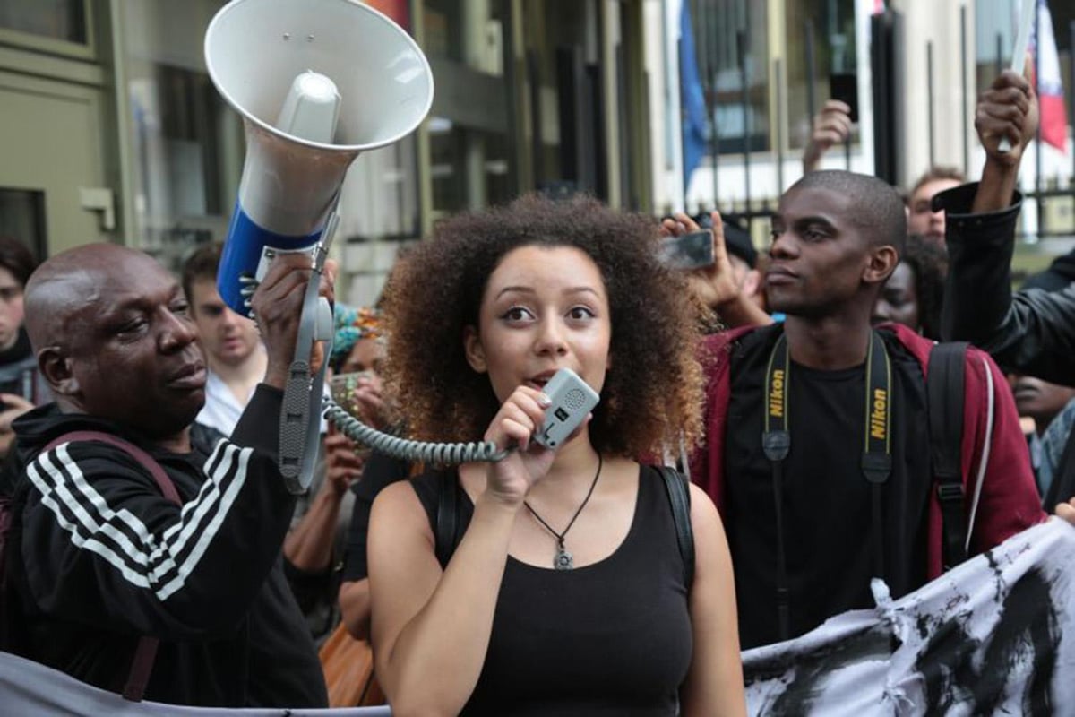 London Black Lives Matter protester Capres Willow, 18, who closed Oxford Street | London Evening Standard